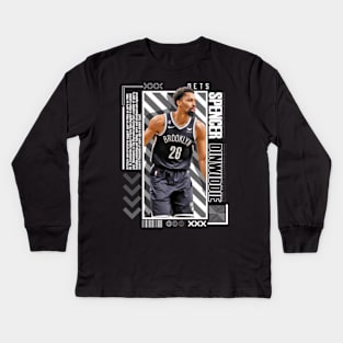 Spencer Dinwiddie Paper Poster Version 10 Kids Long Sleeve T-Shirt